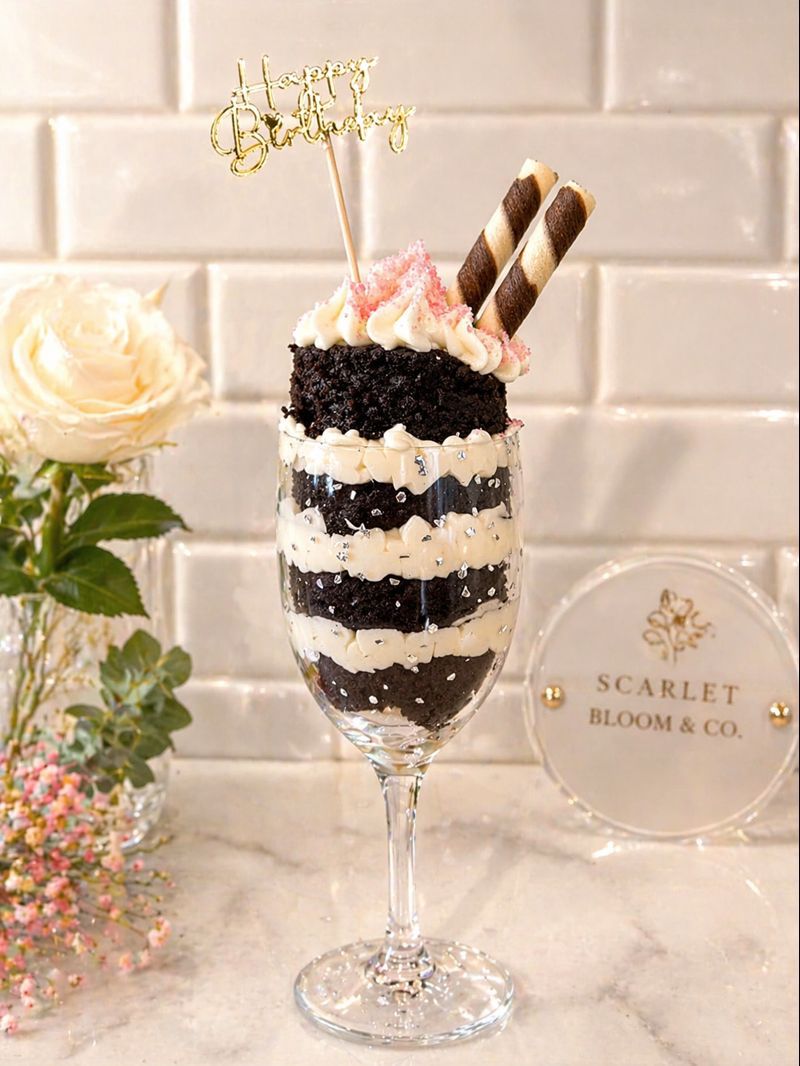 Wine Glass Celebration Cake