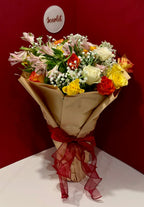 Wine & Flower Bouquet
