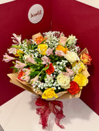 Wine & Flower Bouquet