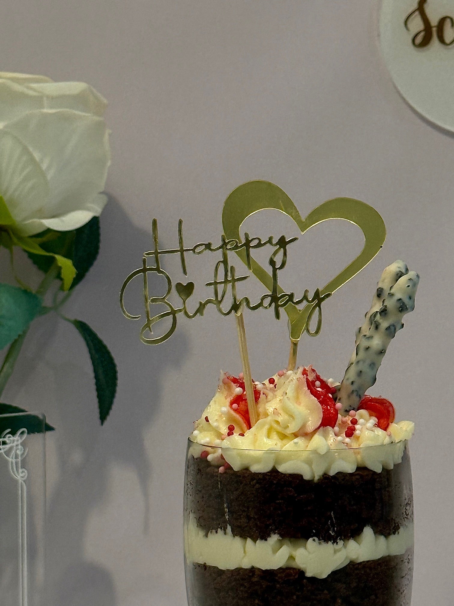 Wine Glass Celebration Cake