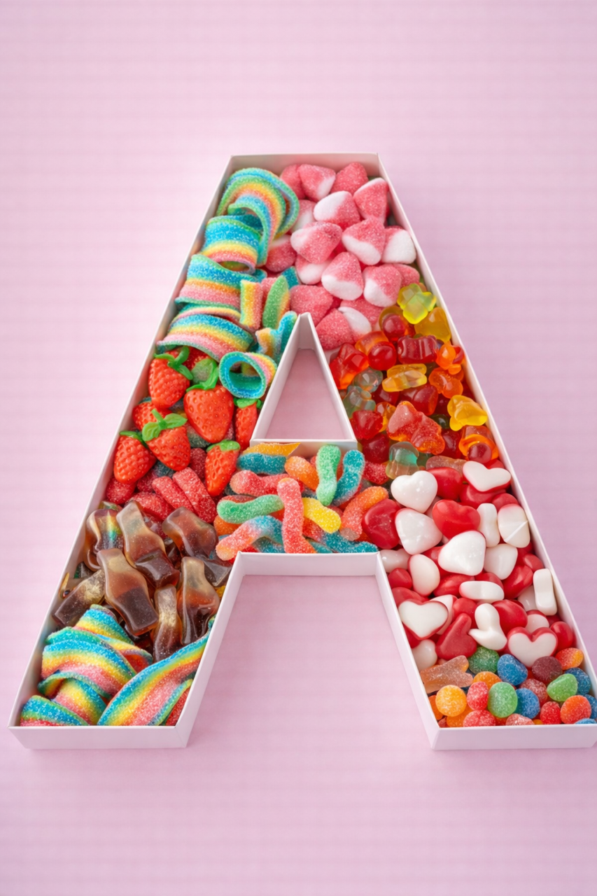 Candy Initial Gift Box